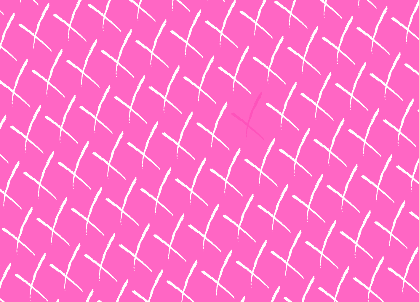 Pink background with lots of voting crosses.