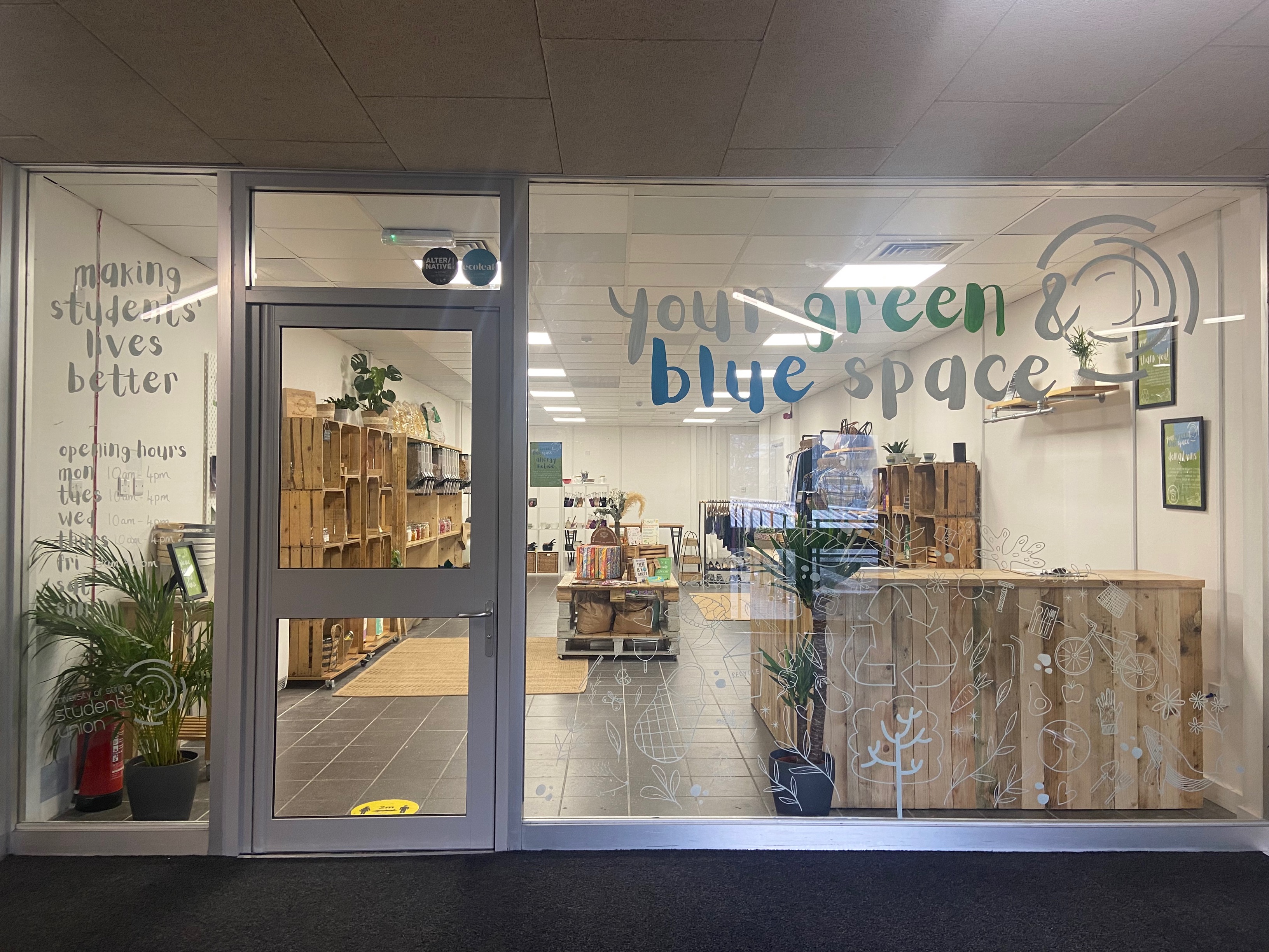 The Green and Blue Space at the Students' Union